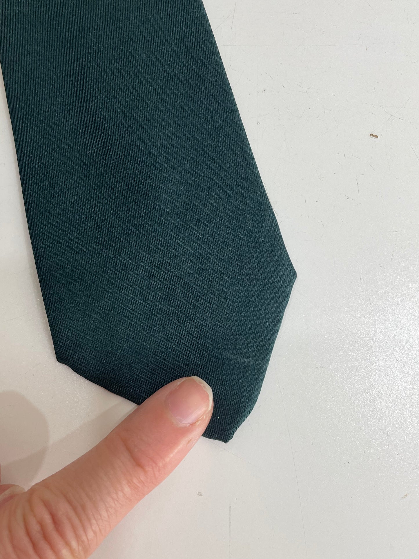 1940s Swing Tie, Bold Look Wide Tie, Dark Green