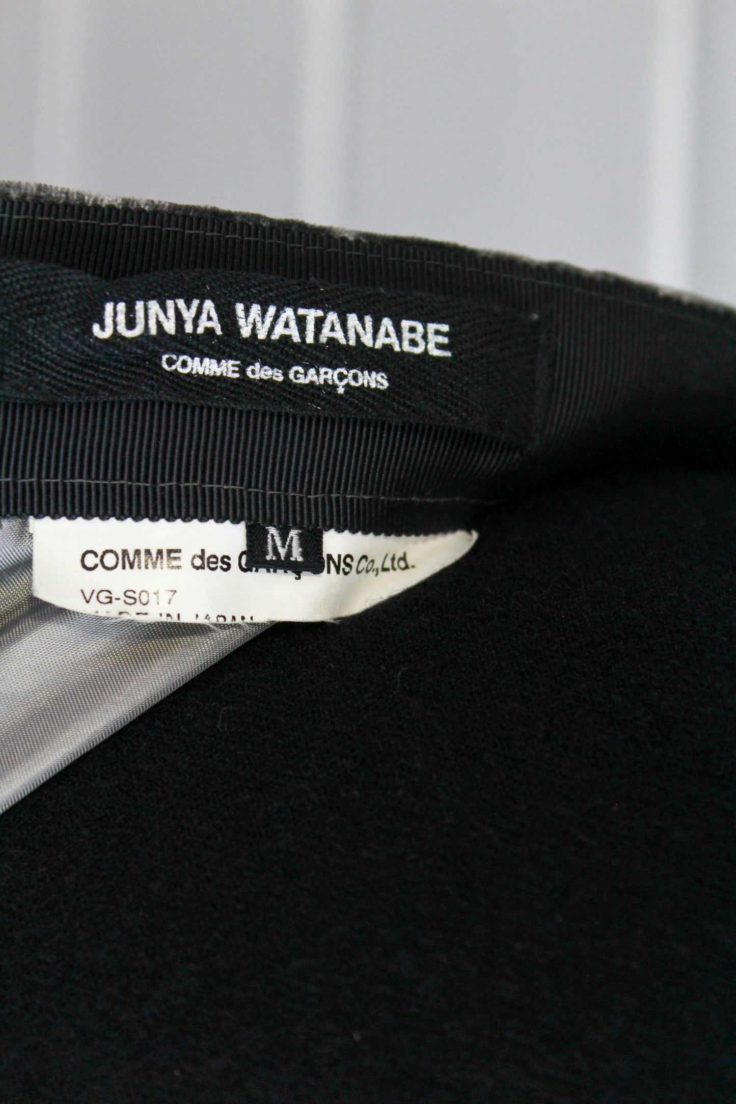 1990s Junya Watanabe Comme des Garcons Velvet Skirt, 28 Waist