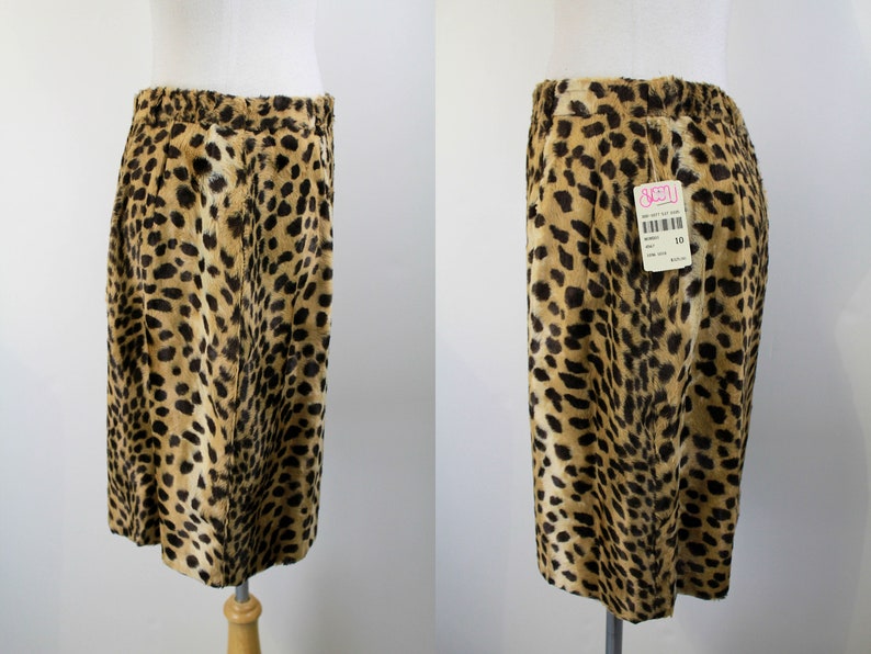 Vintage 1980s Leopard Print Skirt Suit by Mondi, Medium. Leopard Print Suit Barbie.