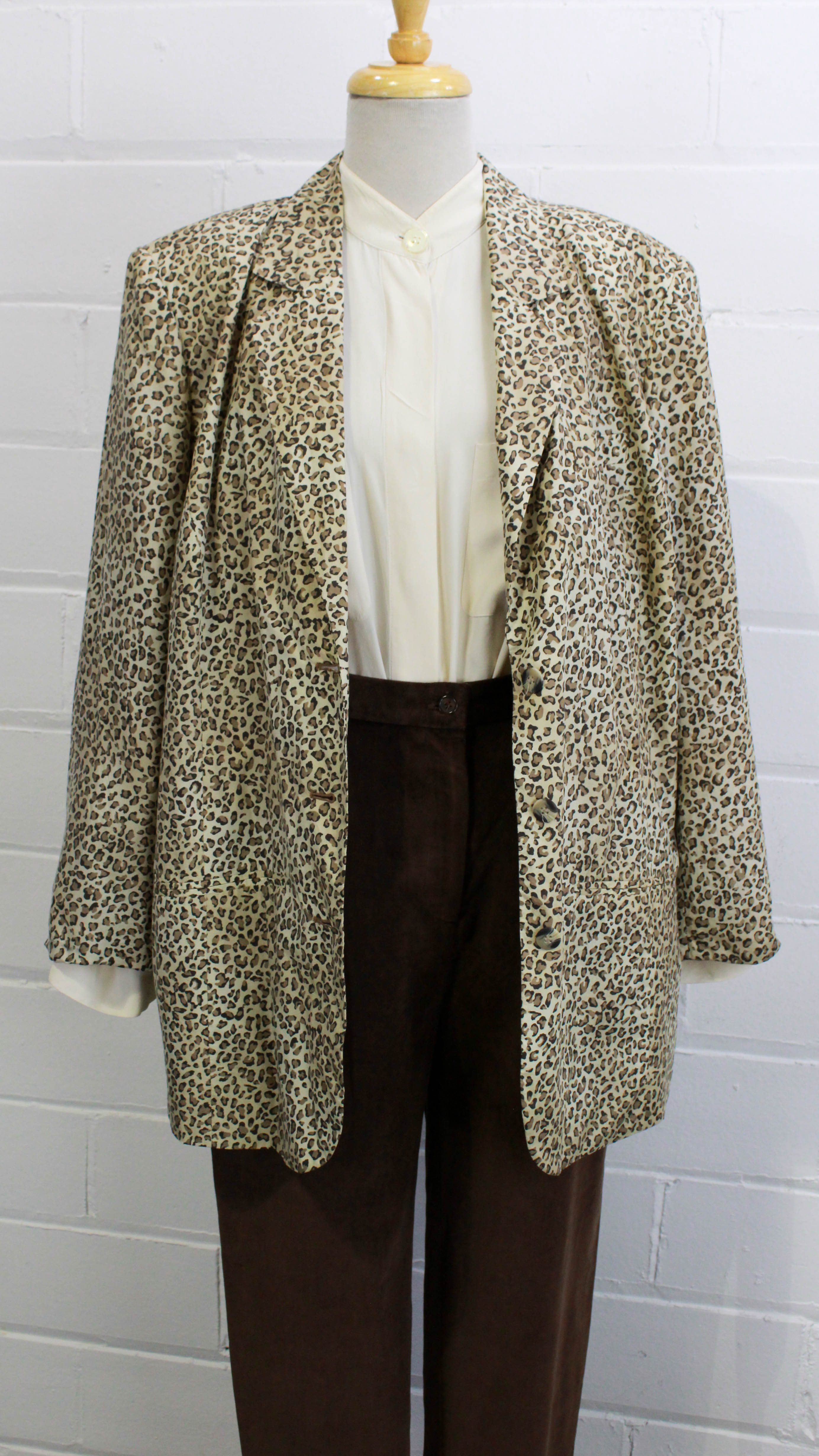 Zara 2024 leopard blazer