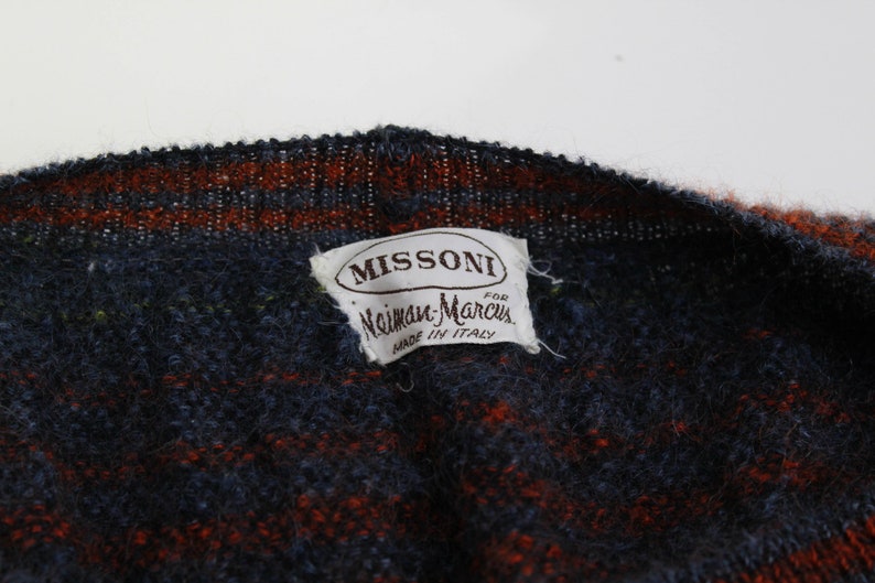 80s Vintage Missoni Mohair Sweater Oversized Sleeves