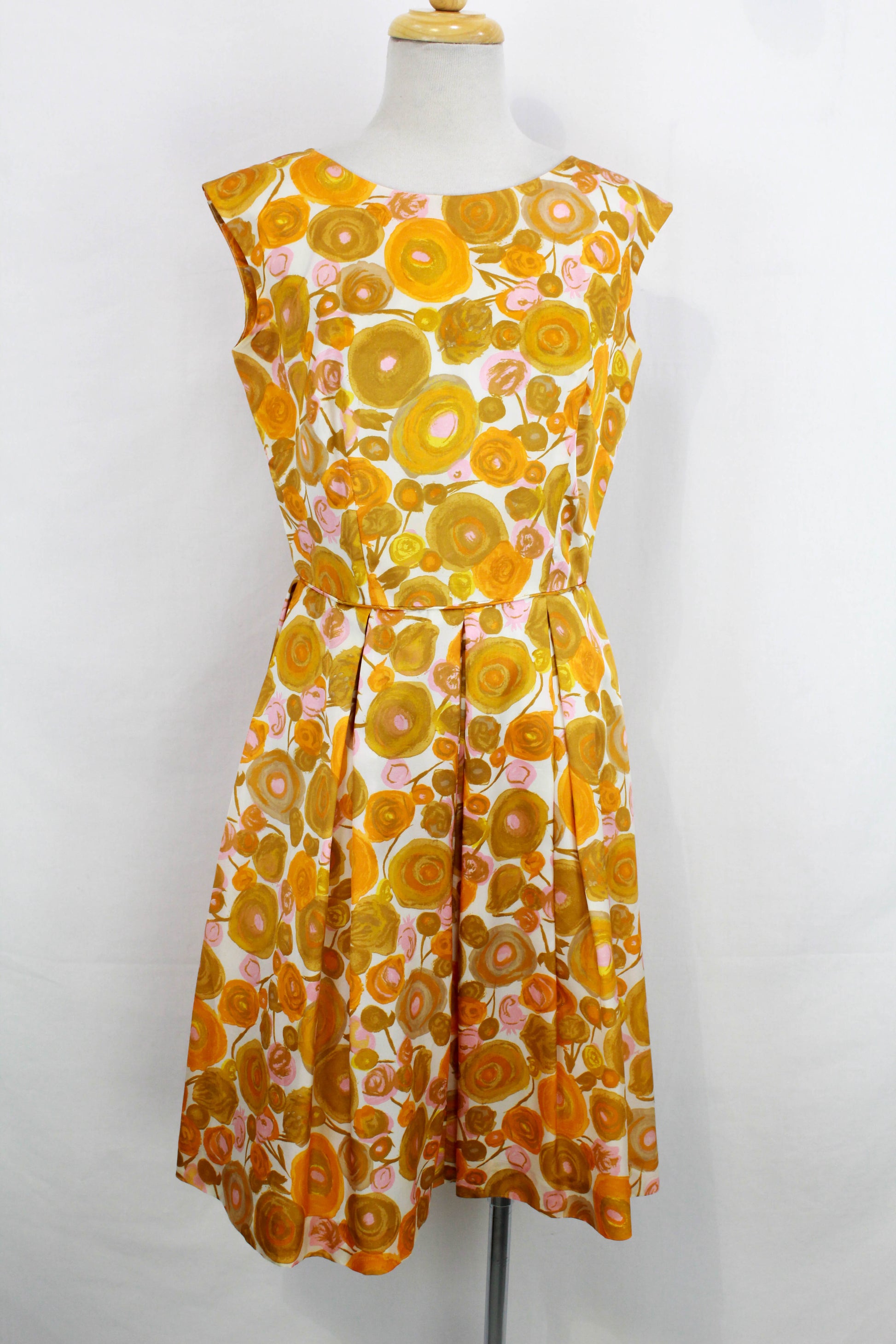 orange 1950s dress Orange 1950s Retro Vintage Cocktail Swing Hanpce'irs Dress