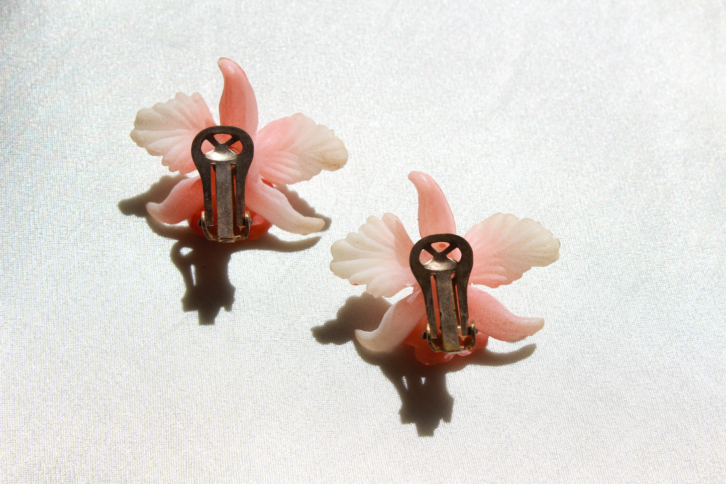 1950s Orchid Earrings