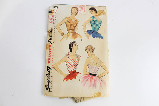 SEWING PATTERN Womens Clothes Clothing Dress Vintage 50s Retro 1950s Plus  10148