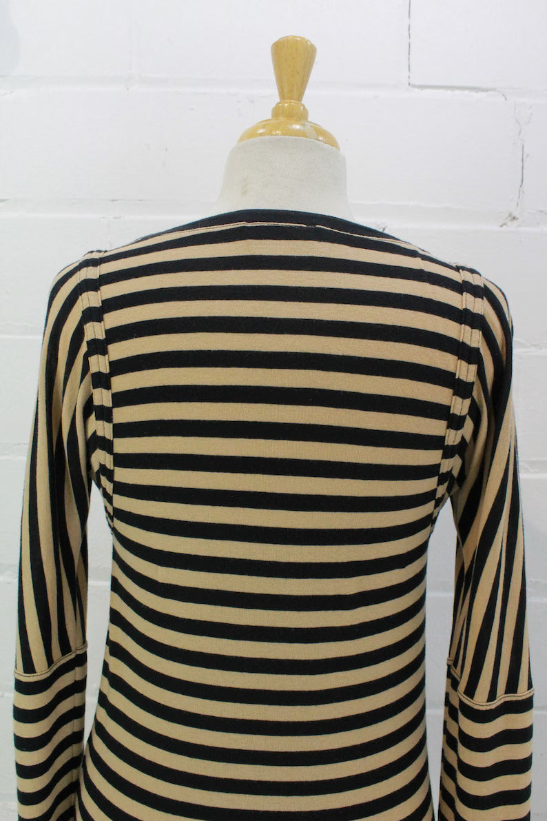 SONIA RYKIEL ENFANT striped cotton cardigan - Black