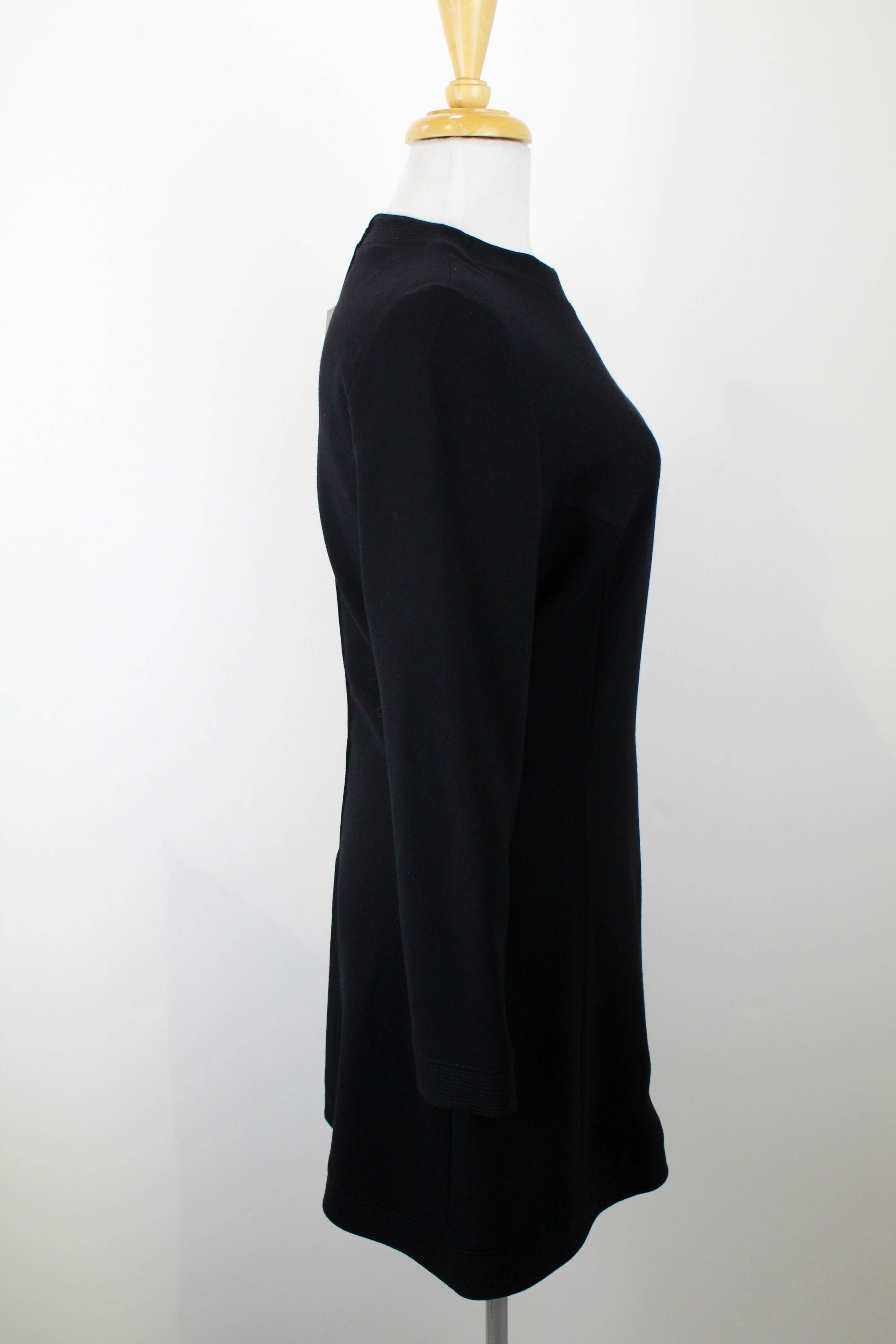 Vintage 1990s Deadstock Versus Versace Black Wool Dress, Original