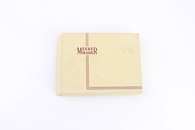1930s Meeker Made Leather Wallet, with Original Box