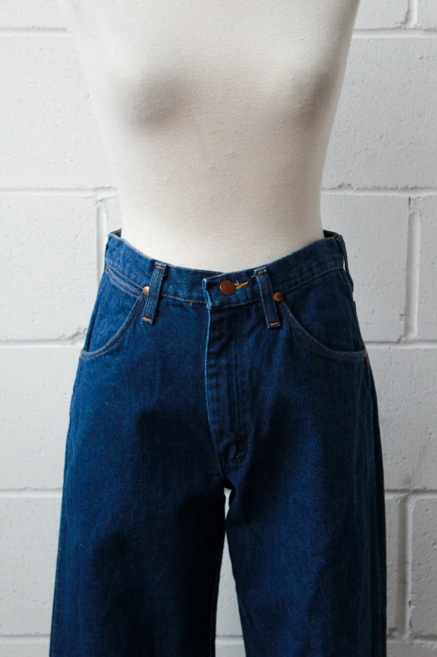 Vintage 1980s Wrangler Dark Wash Denim Jeans, Waist 30"